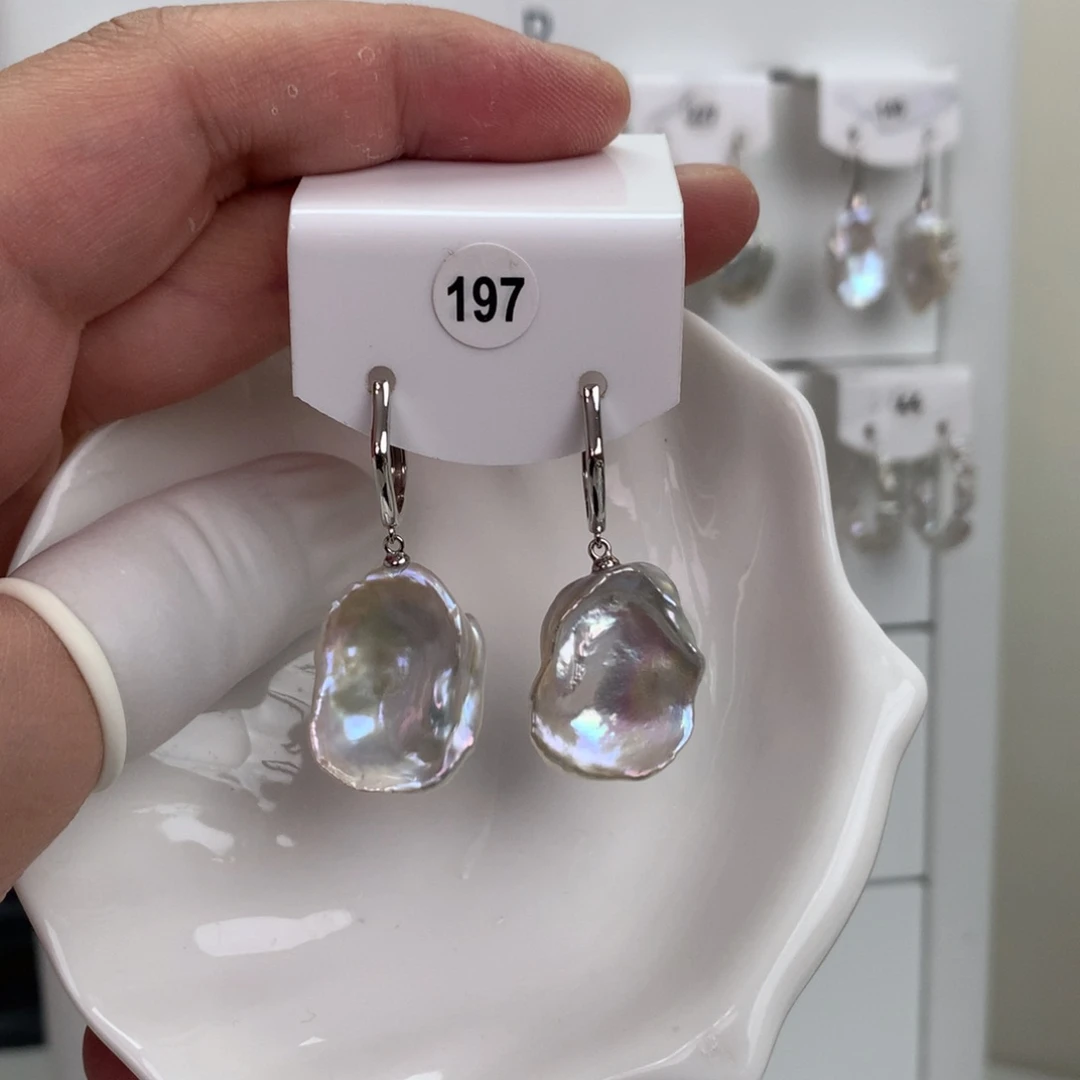 无非金属巴洛克耳饰花瓣➕S92