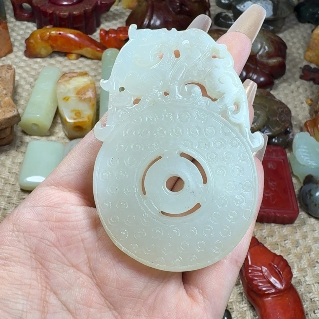吊坠白玉菩提挂件