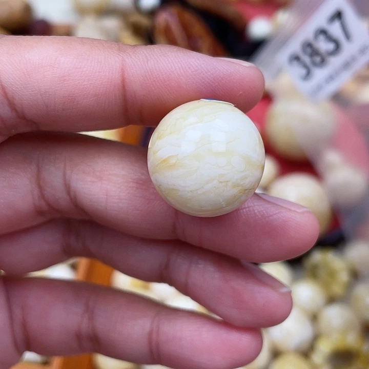 蜜蜡未镶嵌珠宝奇石粉20.3虎皮