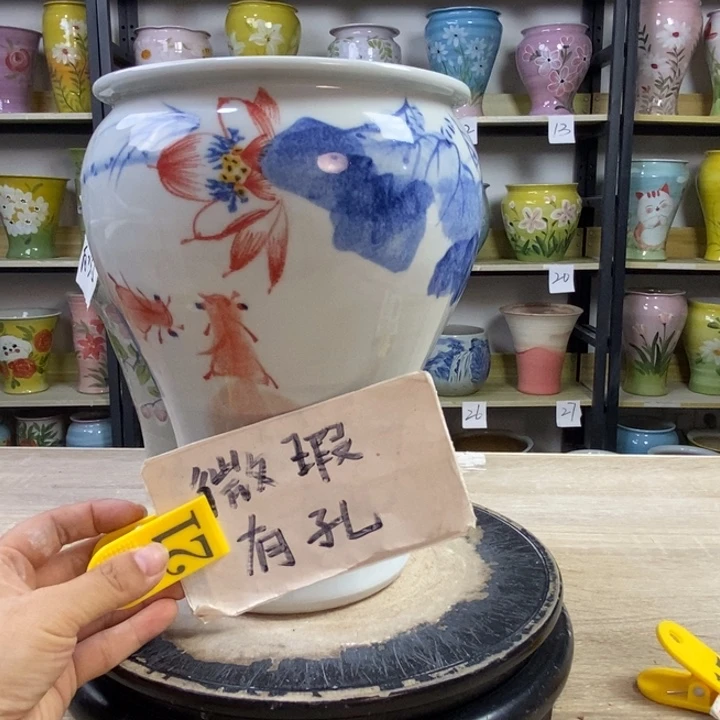 景德镇高温陶瓷花盆