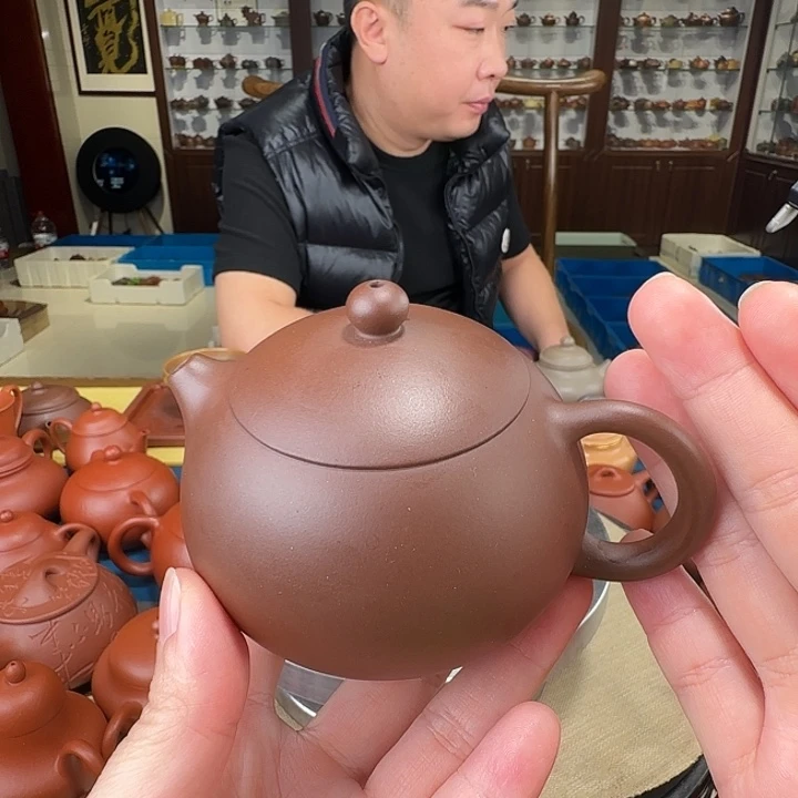 紫砂茶壶西施紫泥