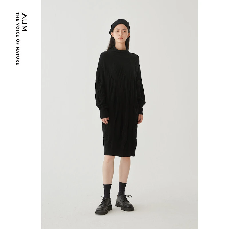 【心心精选】AUM/噢姆针织连衣裙M1CX1L43M