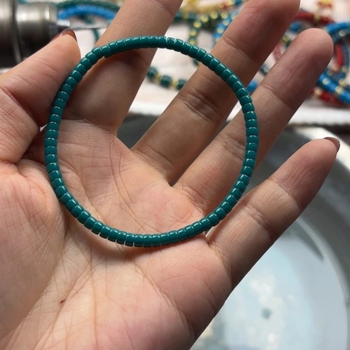 DIY琉璃乔****智手串3.5