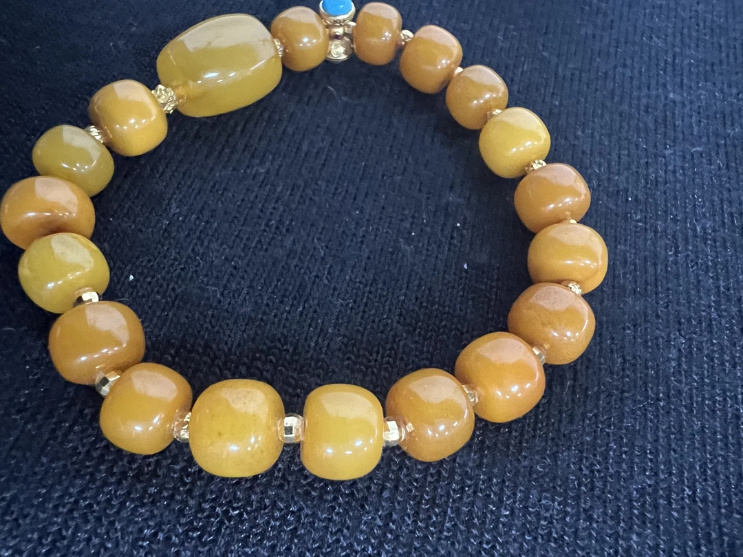 A1490蜜蜡S925手链精美百搭