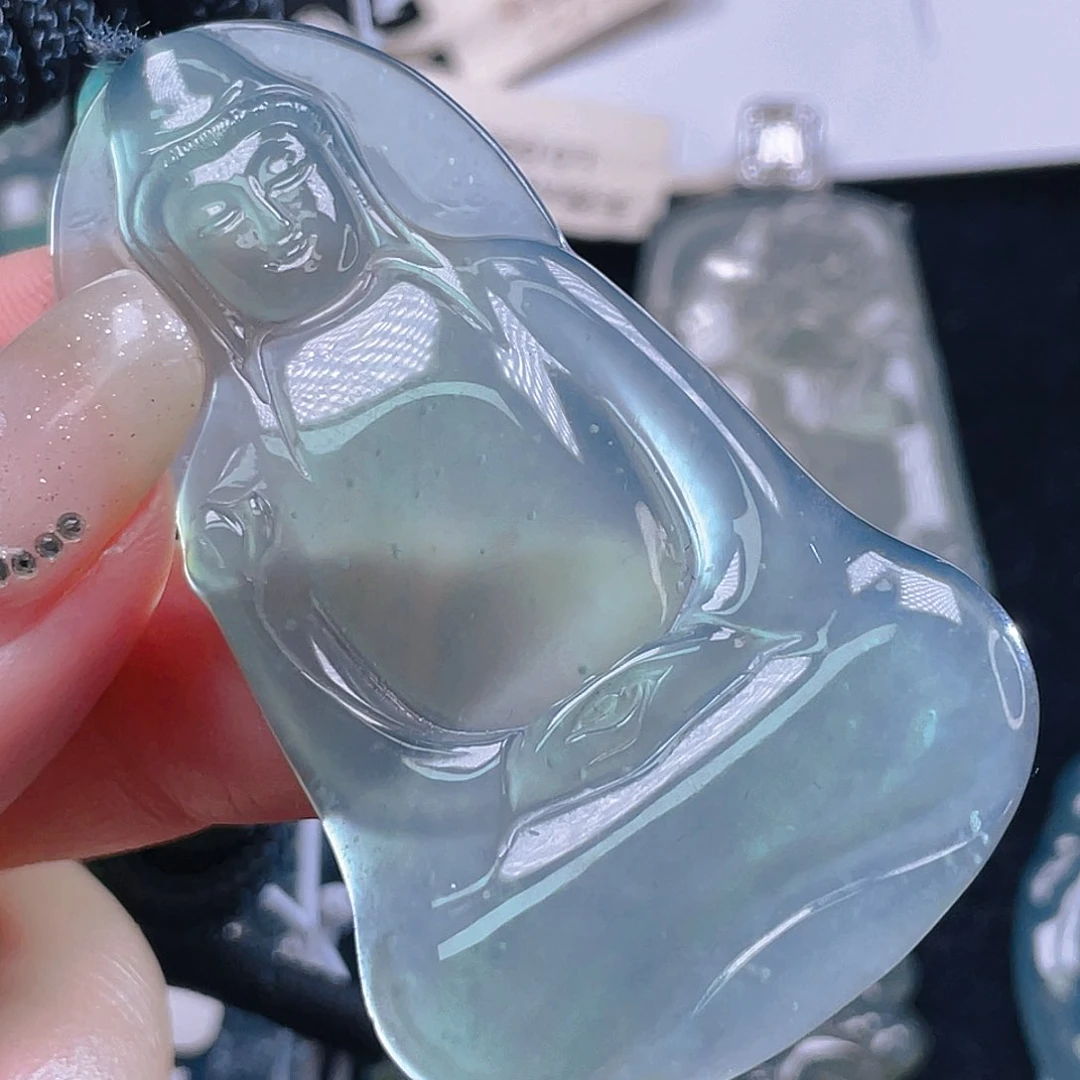 颈饰未镶嵌翡翠信*6,