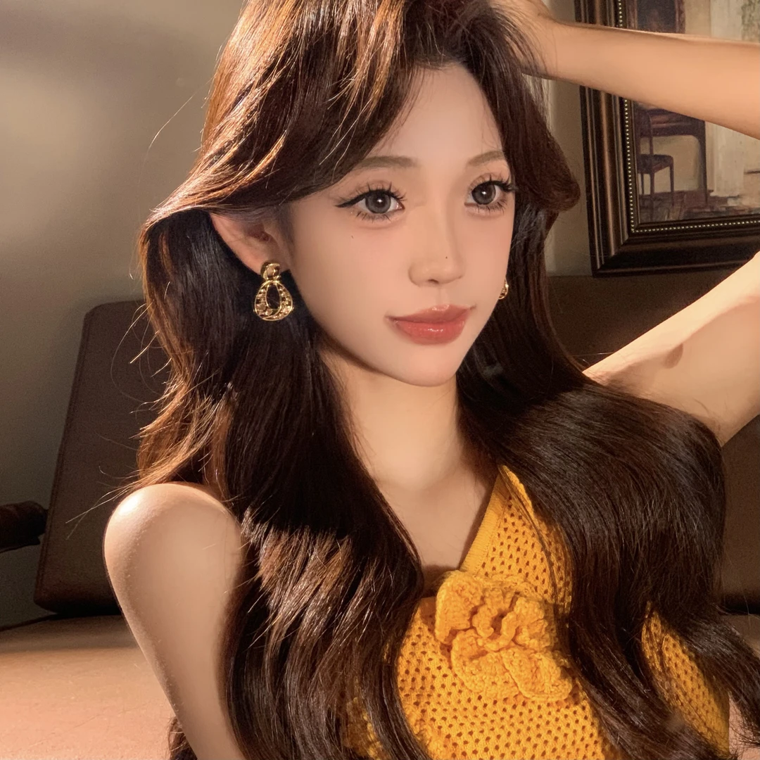 FULL GIRLISH耳环01654复古百搭轻奢耳钉耳饰