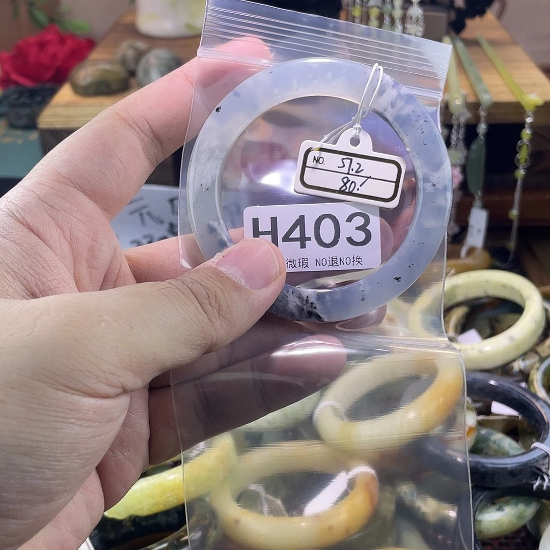 婷***婷蛇纹石玉未镶嵌发饰