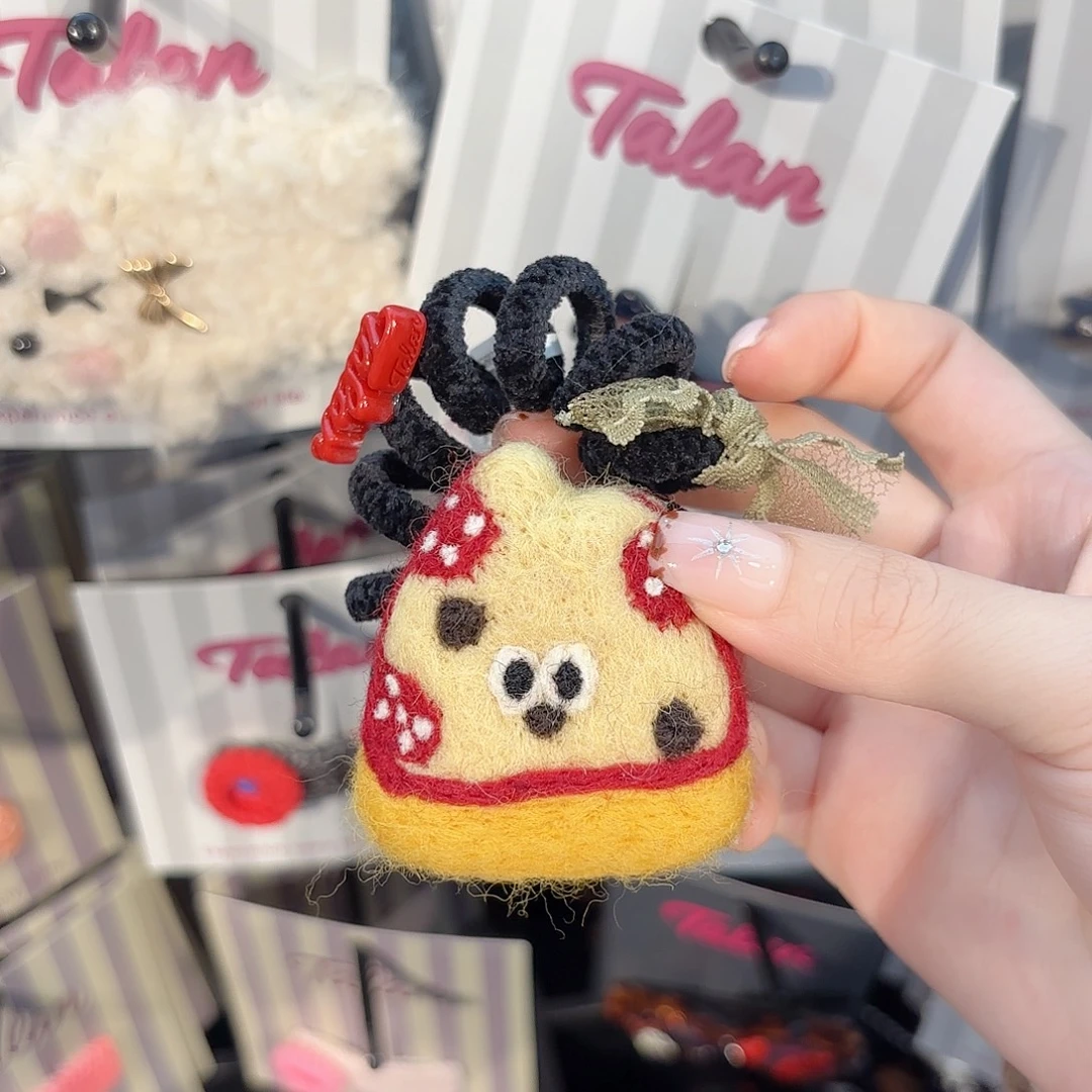 皮质铁合金发饰发夹