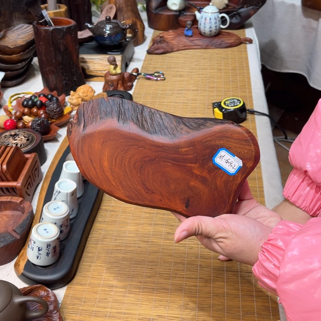 03缅甸花梨壶承底座