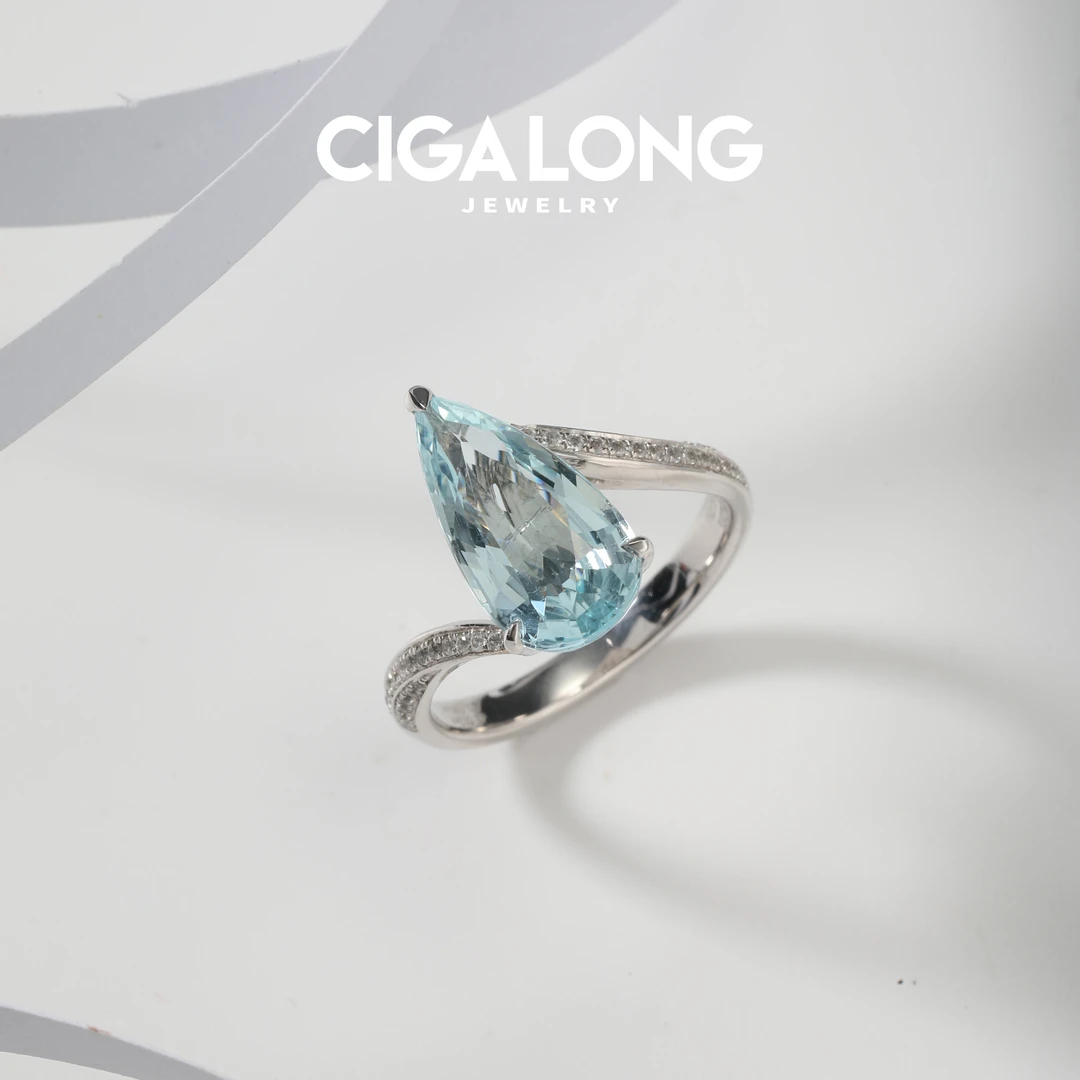 CIGALONGPT950海蓝宝戒指 3032