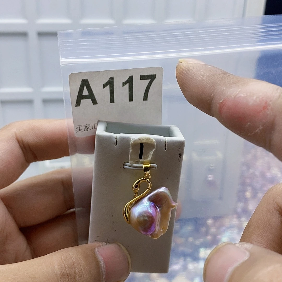 颈饰合金淡水珍珠