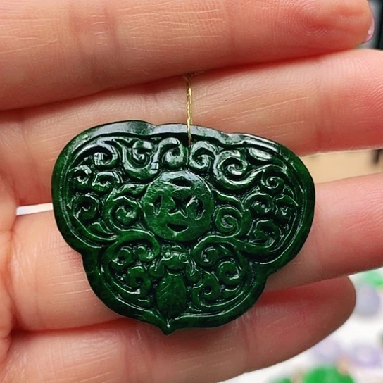 翡翠耳饰未镶嵌挂件