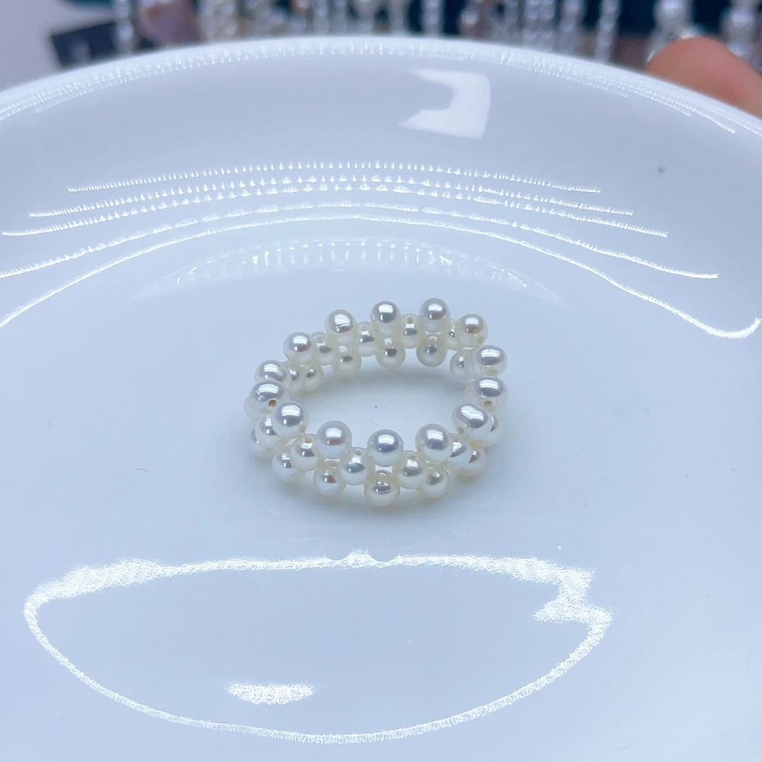 未镶嵌戒指淡水珍珠