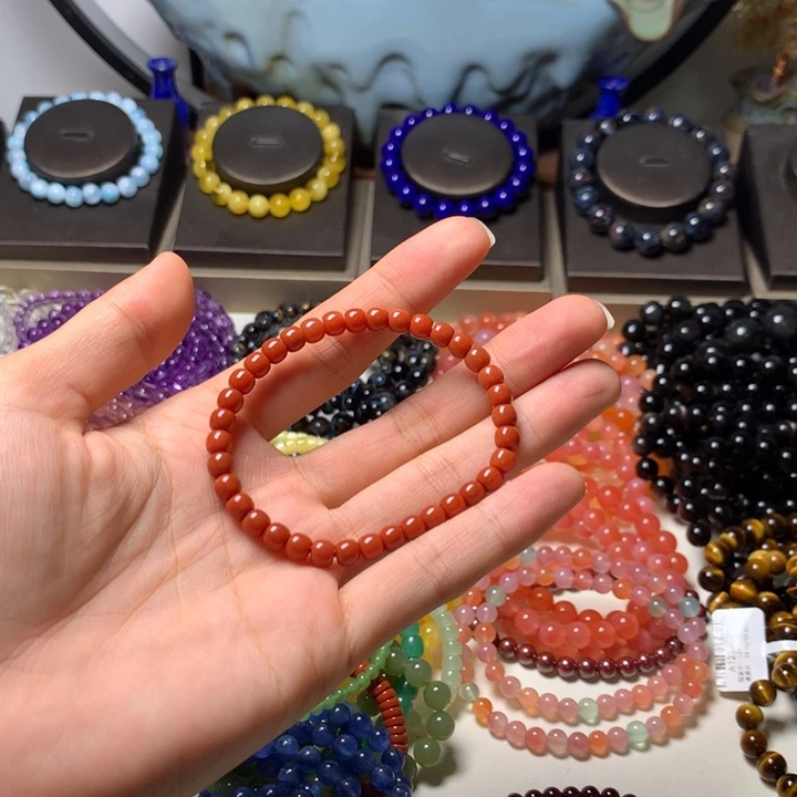 南红玛瑙手链未镶嵌?****