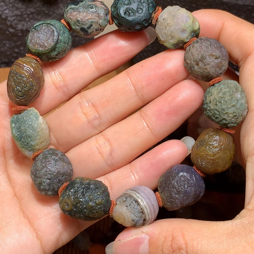 未镶嵌玛瑙/玉髓珠宝半成品