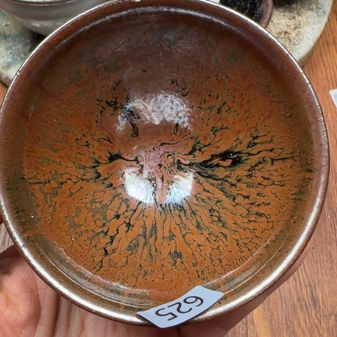 柴烧建盏茶盏茶杯625