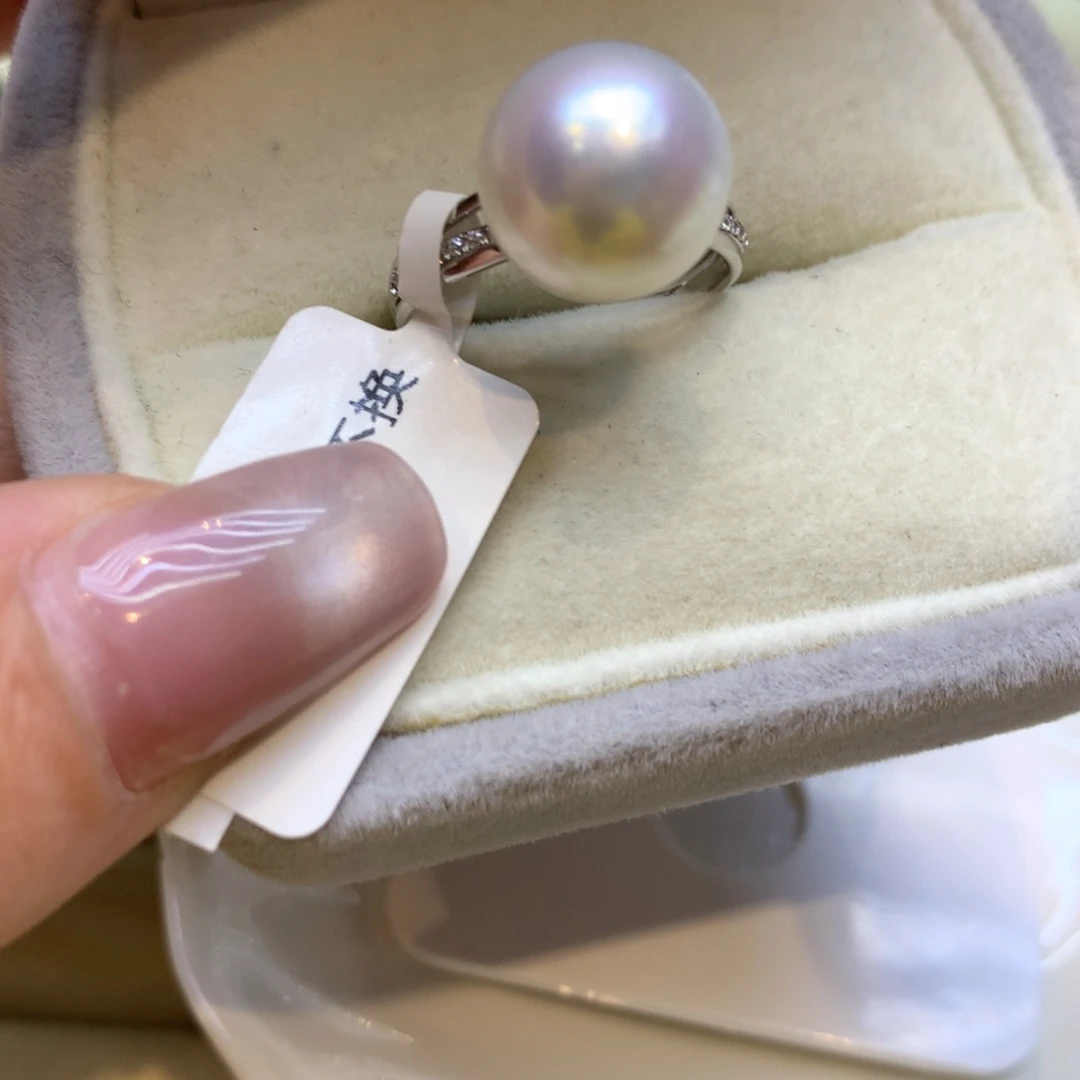 未镶嵌戒指海水珍珠