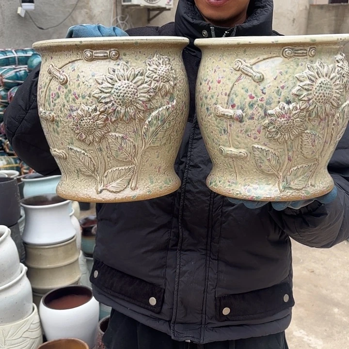 紫砂茶碗旗袍两个口径20高度20