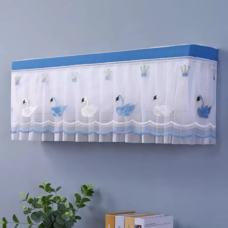 抢【6·9元空调罩】挂式布艺空调罩开机不取防尘新款通用防直吹罩子