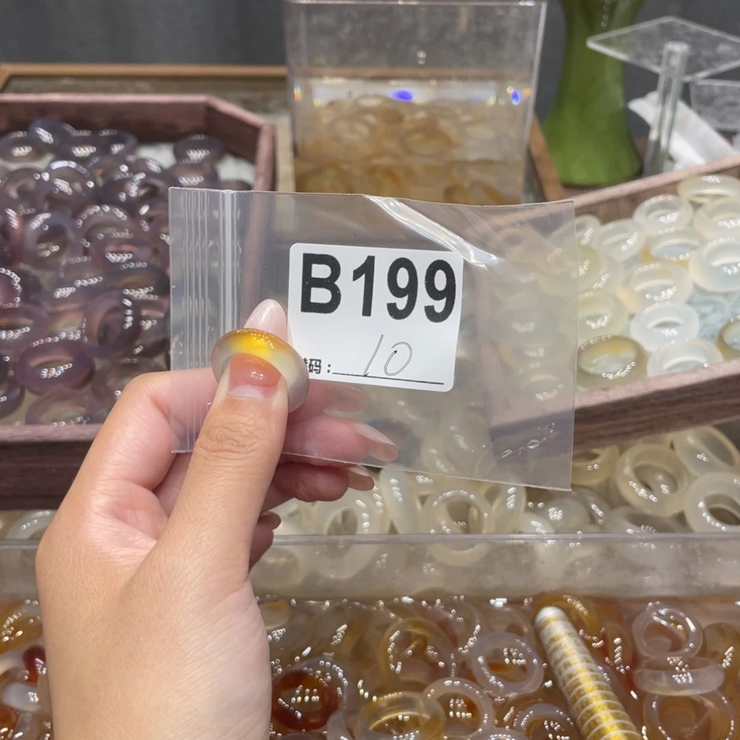玛瑙/玉髓未镶嵌戒指199