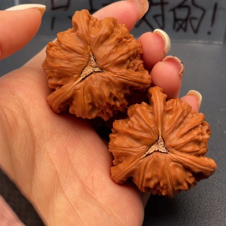 申***美吊坠文玩核桃白狮子