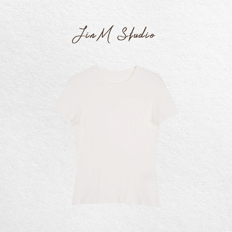 Jinmstudio丨【校服内搭】1OO精梳棉纯色薄款T恤602501A2313