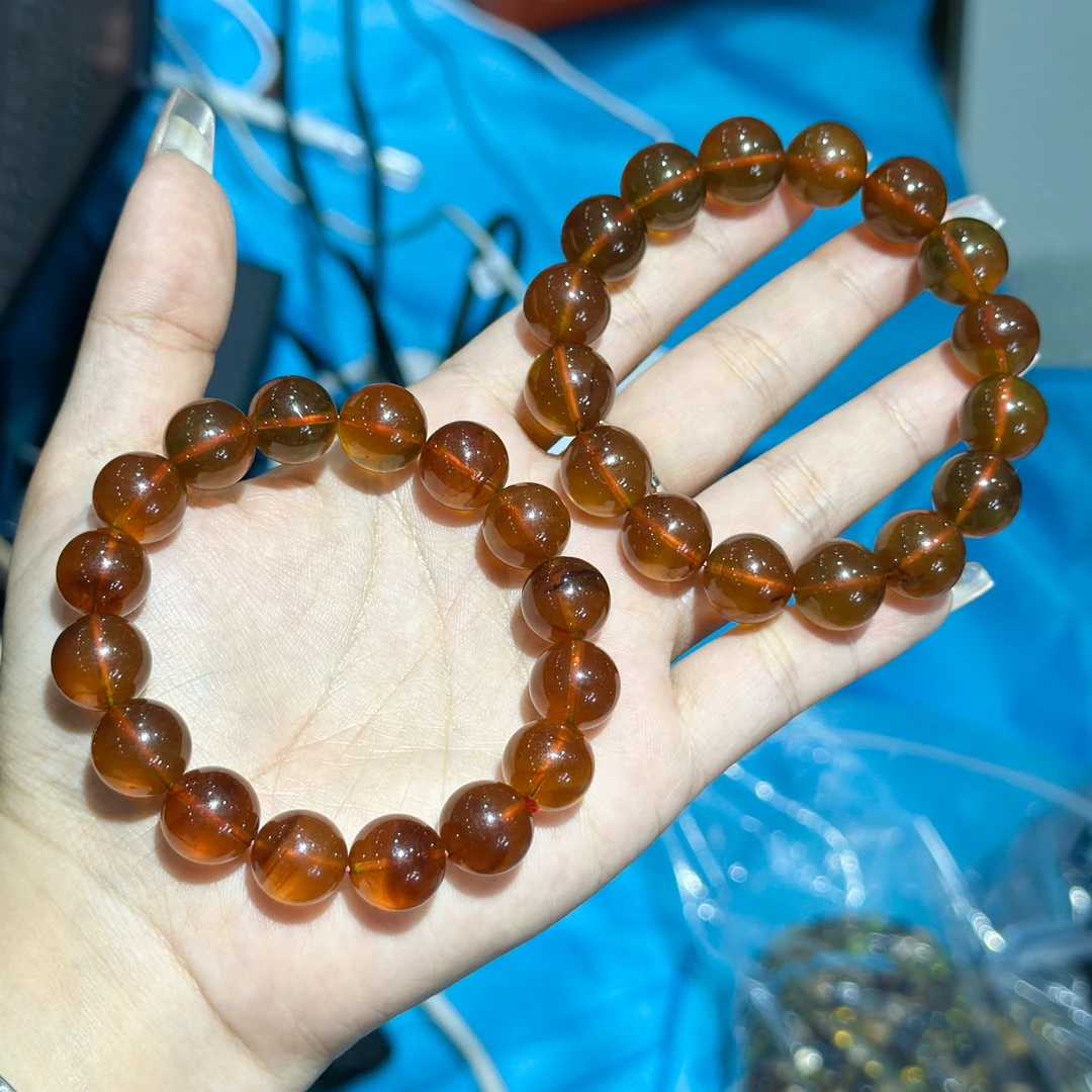 【ZX】紫蜜琥珀手串-约12mm（多样性发其一）