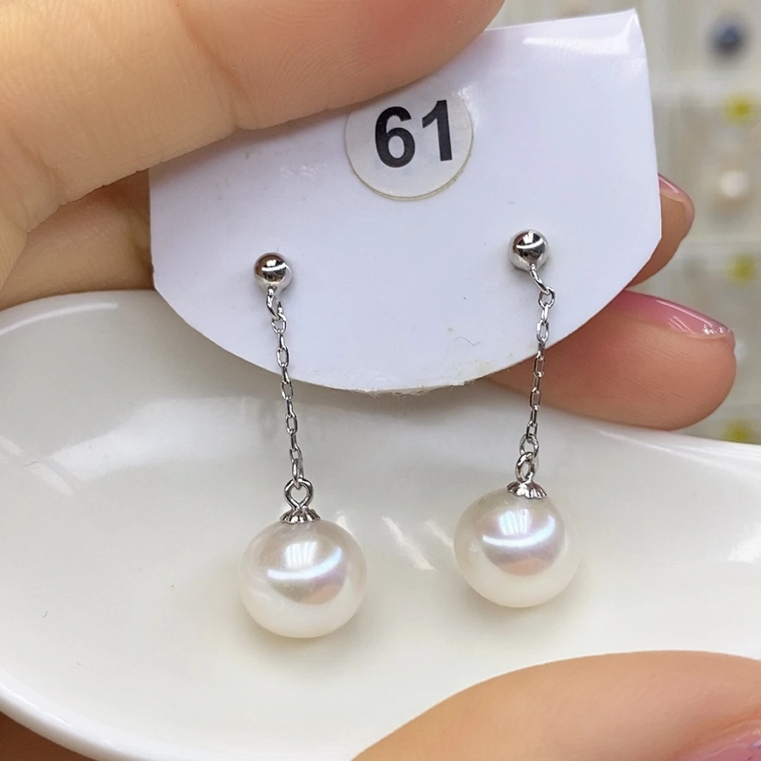 淡水珍珠吊坠(赠链)银S925镶嵌