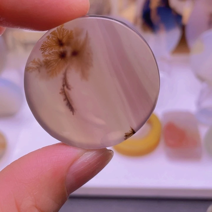 晒***鼠玛瑙/玉髓未镶嵌吊坠(不含链)