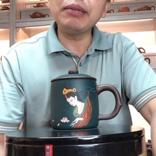 茶杯紫泥仙女杯容量450