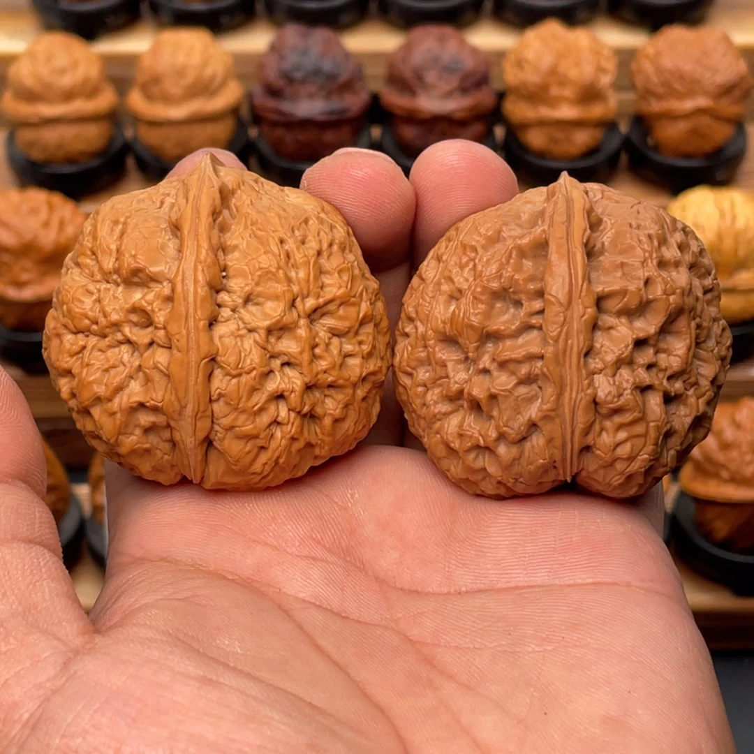 文玩核桃吊坠虎头蟾49尺