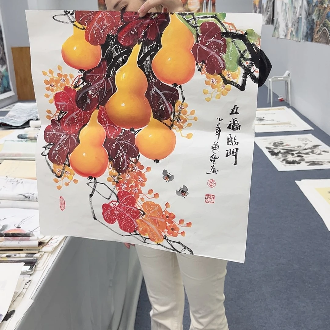 国画国画纯手绘作品