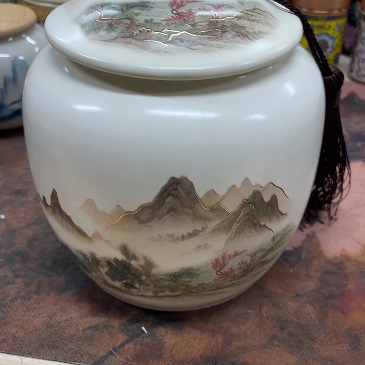 陶瓷罐茶叶罐密封罐储物罐