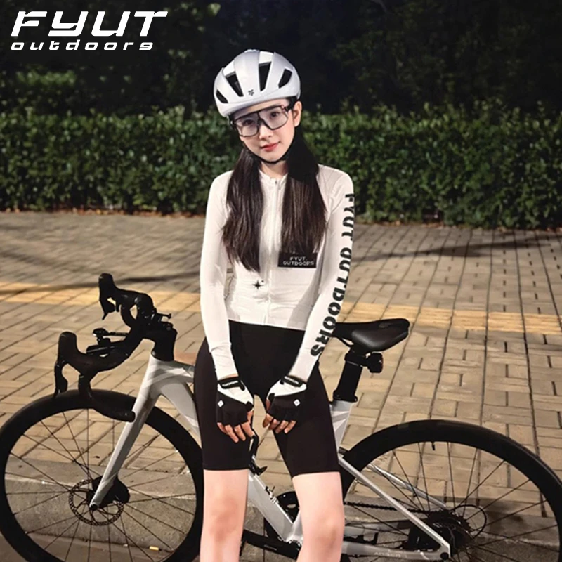 FYUT户外骑行服女款2025新款春夏透气防晒长袖公路车自行车装备