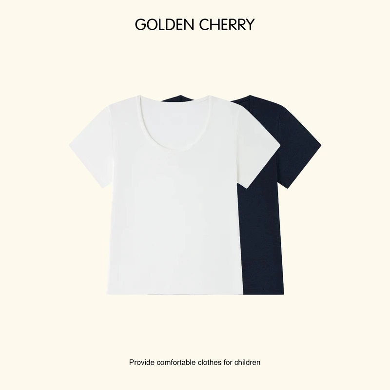 【Golden cherry】亲子洋气百搭T恤9757
