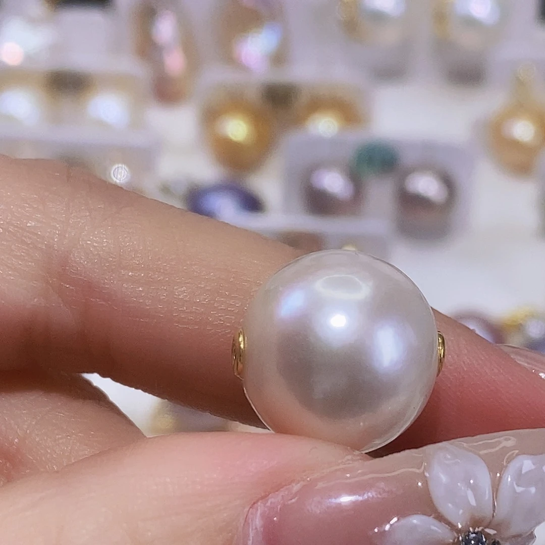 淡水珍珠颈饰银S925镶嵌