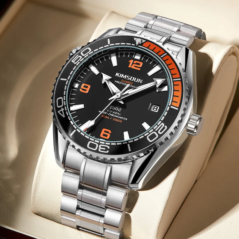 【云仓专柜】全自动镂空黑面潜水系列男士手表男款防水日历经典腕表