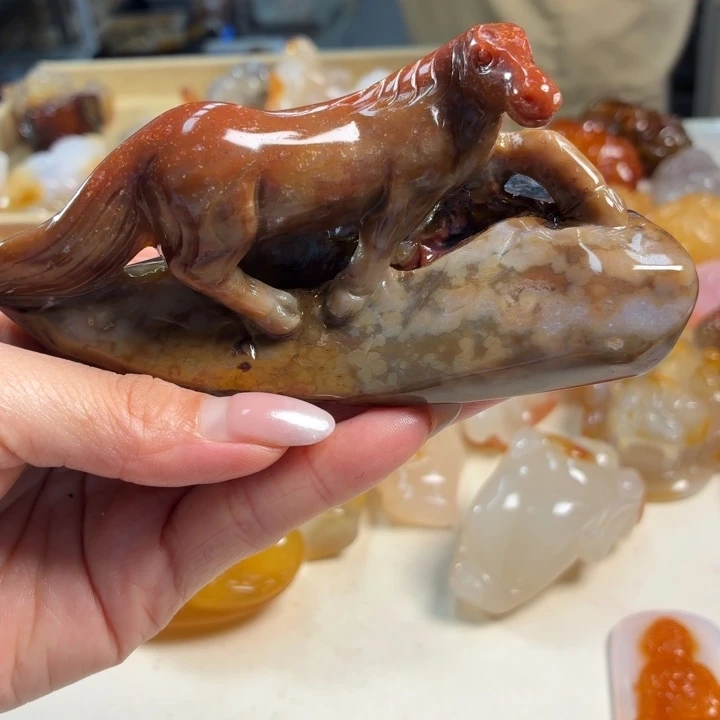 玛瑙/玉髓未镶嵌吊坠(不含链)