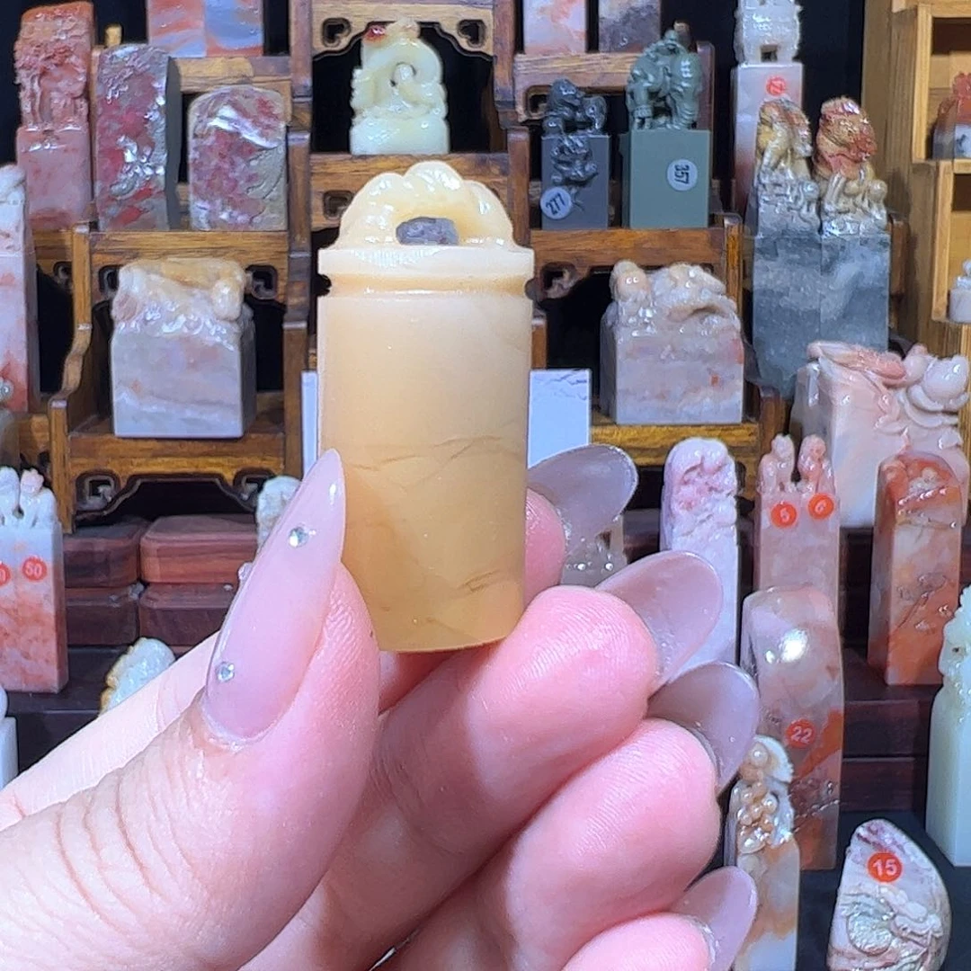 串***柳昌化石印石手工制作