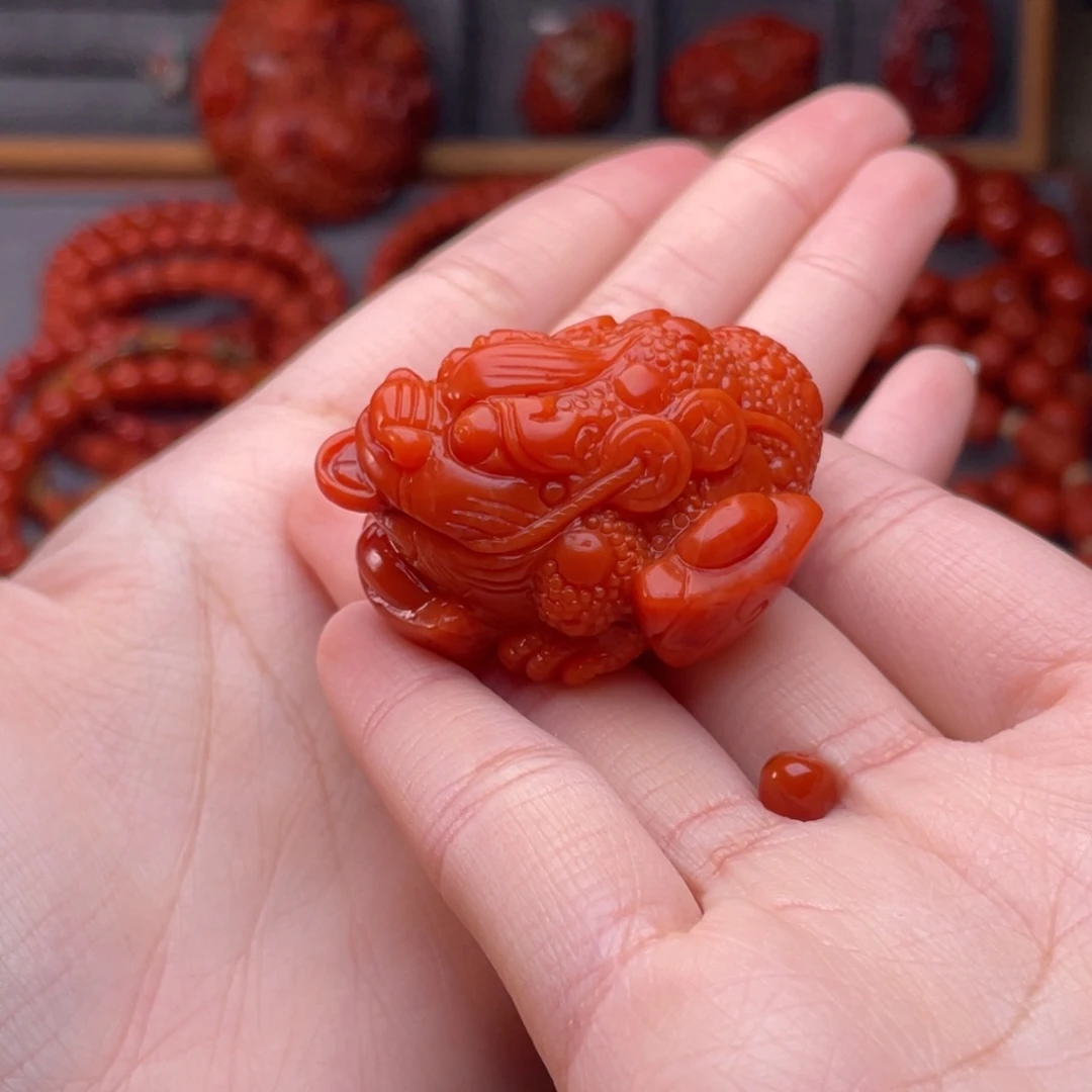 南红玛瑙未镶嵌配饰