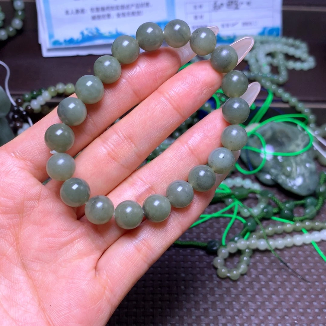 未镶嵌手串和田玉卡10