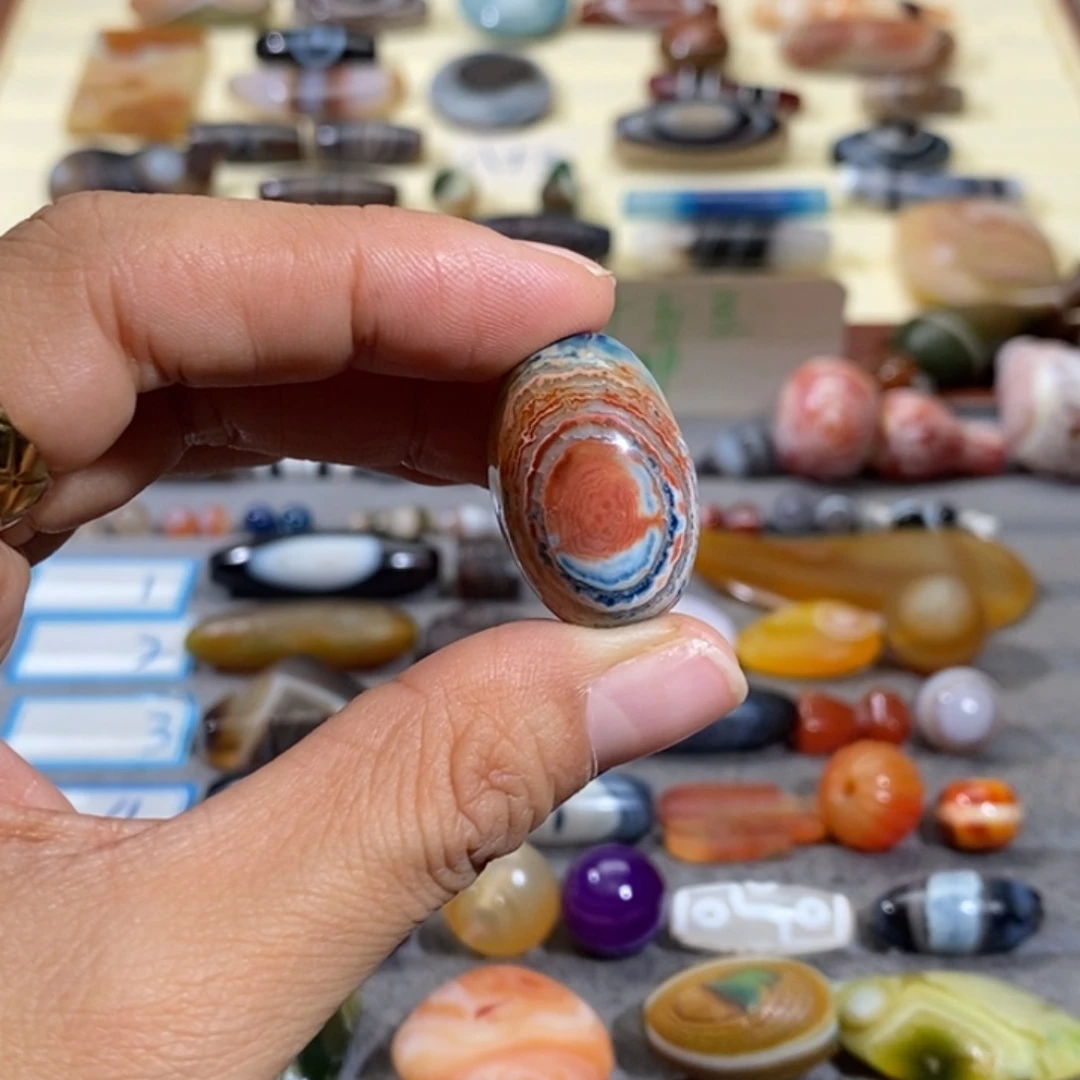 醋***酱玛瑙/玉髓合金颈饰