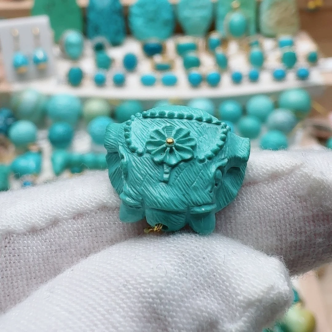 绿松石未镶嵌配饰