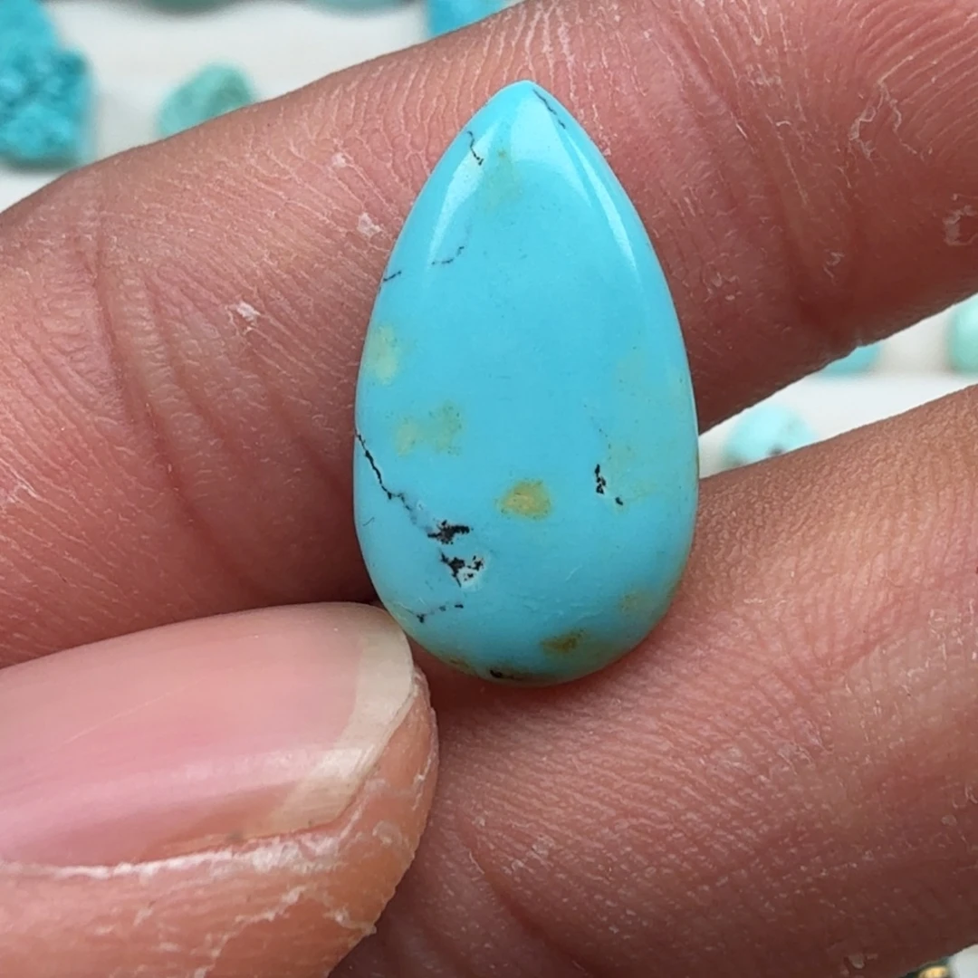 绿松石未镶嵌珠宝半成品