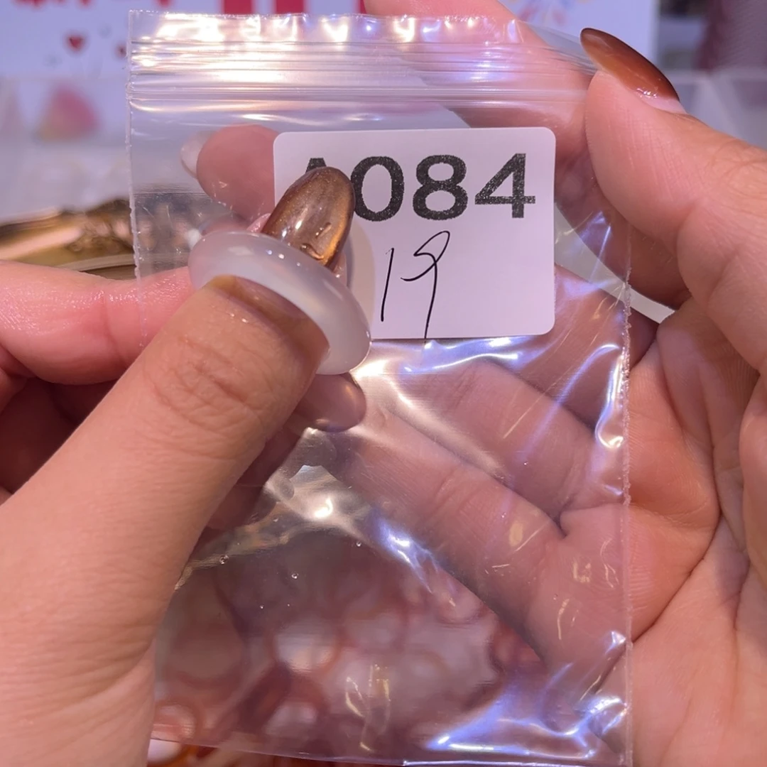 玛瑙/玉髓未镶嵌戒指084