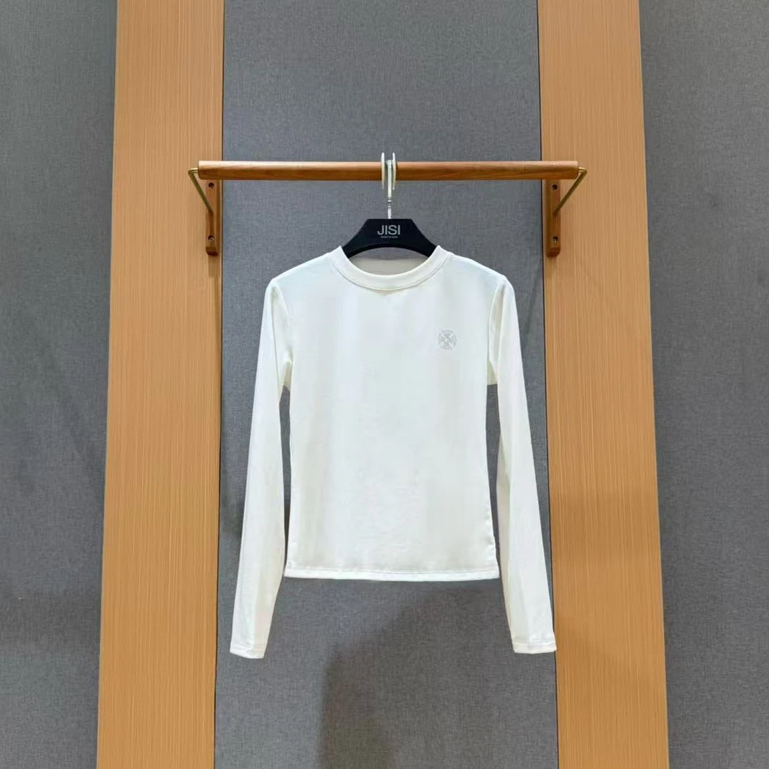 JISI 纯色圆领长袖上衣-CX25960A