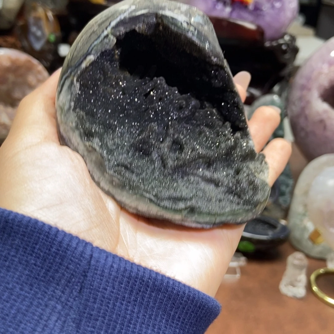 未镶嵌摆件紫晶水晶