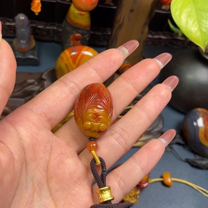 玛瑙/玉髓合金颈饰