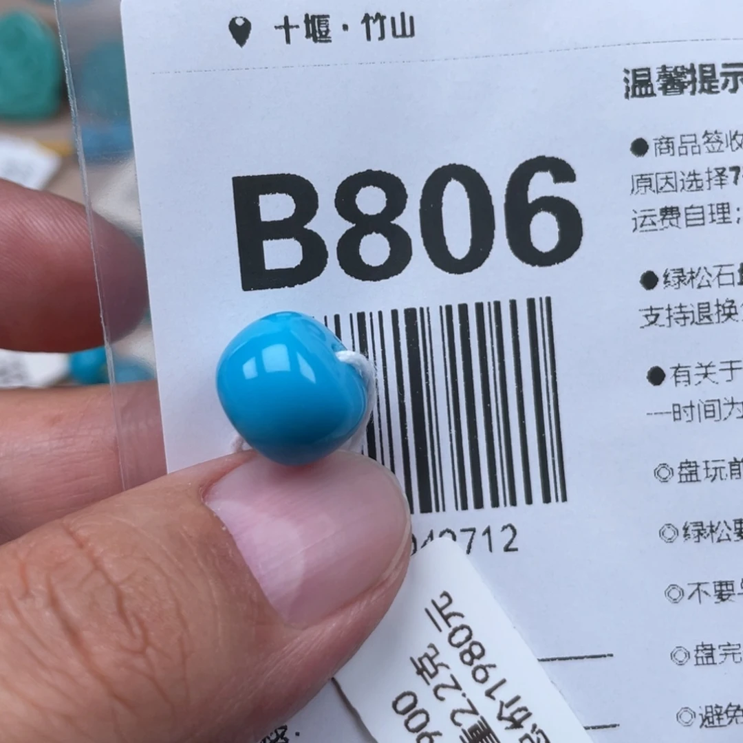 邓***攀绿松石未镶嵌颈饰