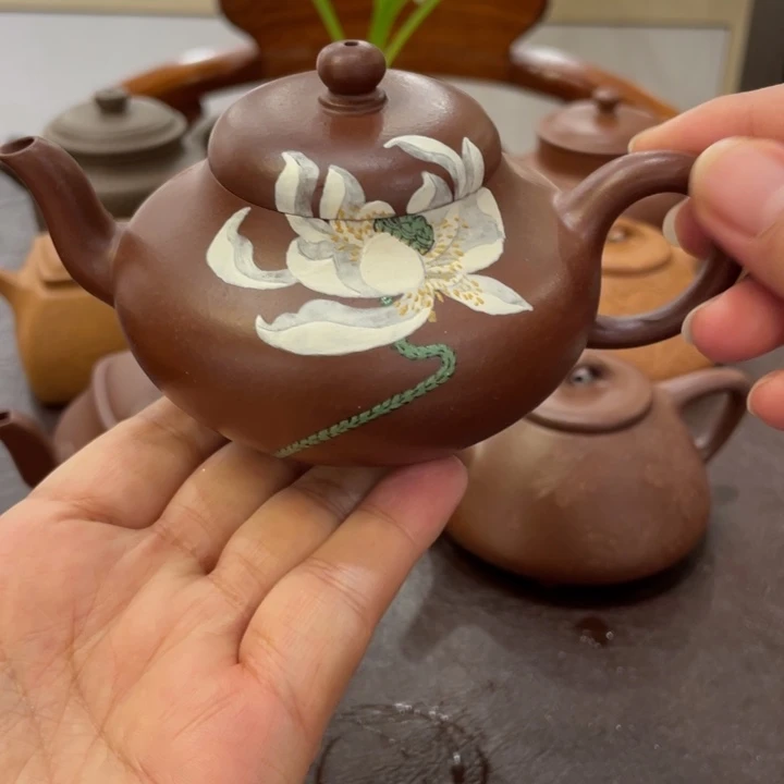 …***～茶壶紫砂君得泥绘